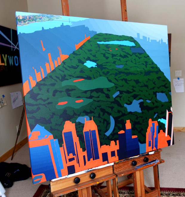 Borbay Central Park Painting Process 5