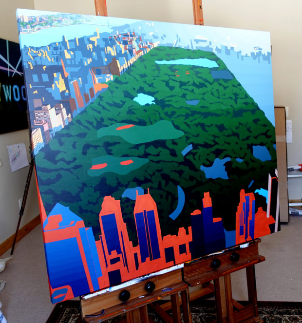 Borbay Central Park Painting Process 6