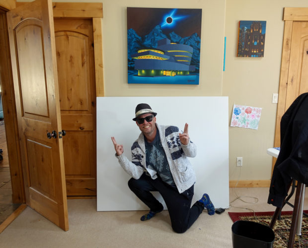 Borbay Central Park Painting Process - BORBAY Borbay Central Park Painting Process