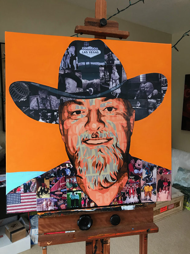 Stan Pajerski Painting Process by Borbay