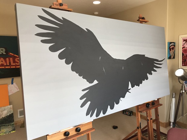 Golden Eagle Painting by Borbay