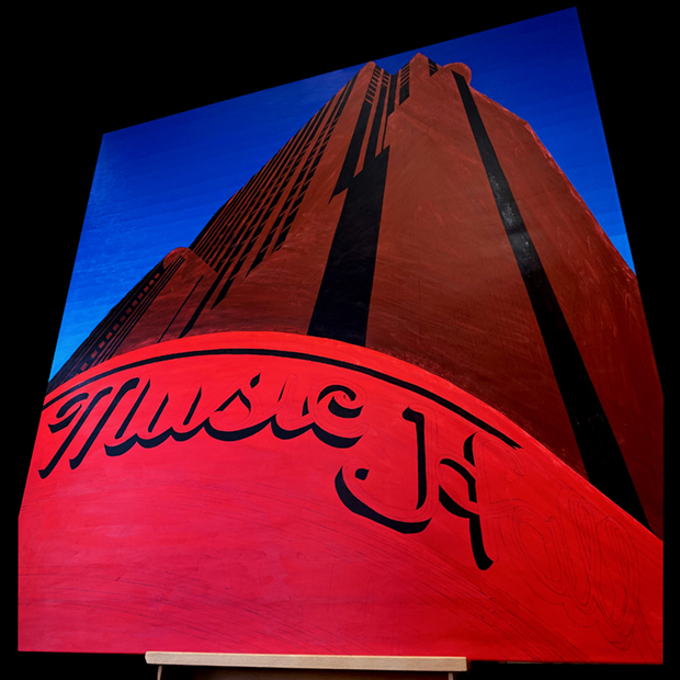 Borbays Radio City Music Hall Painting Progress 2