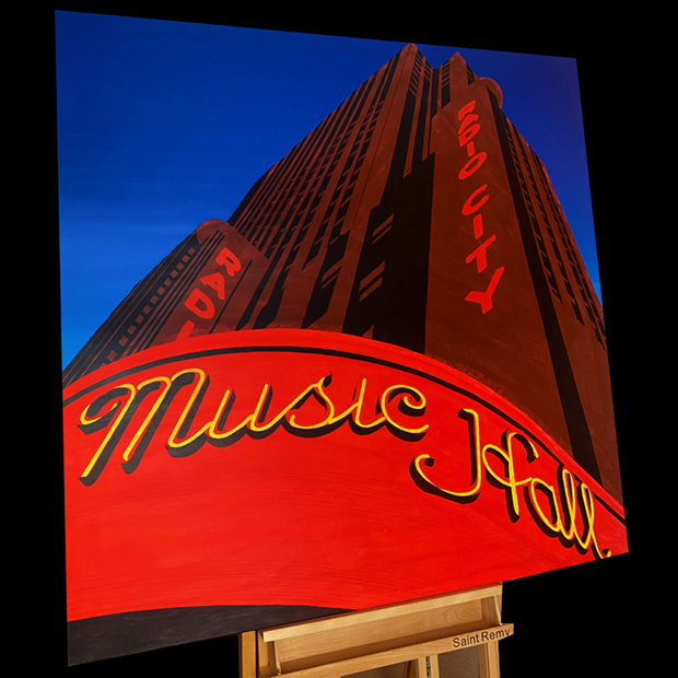 Borbays Radio City Music Hall Painting Progress 3