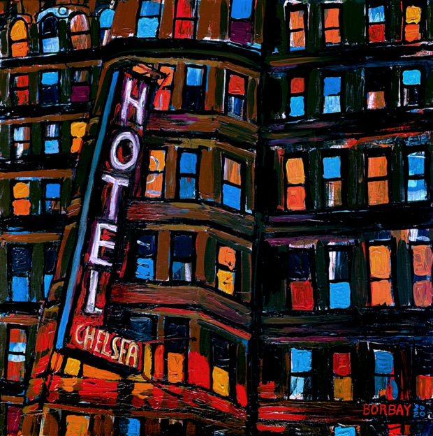 Chelsea Hotel Painting by Borbay
