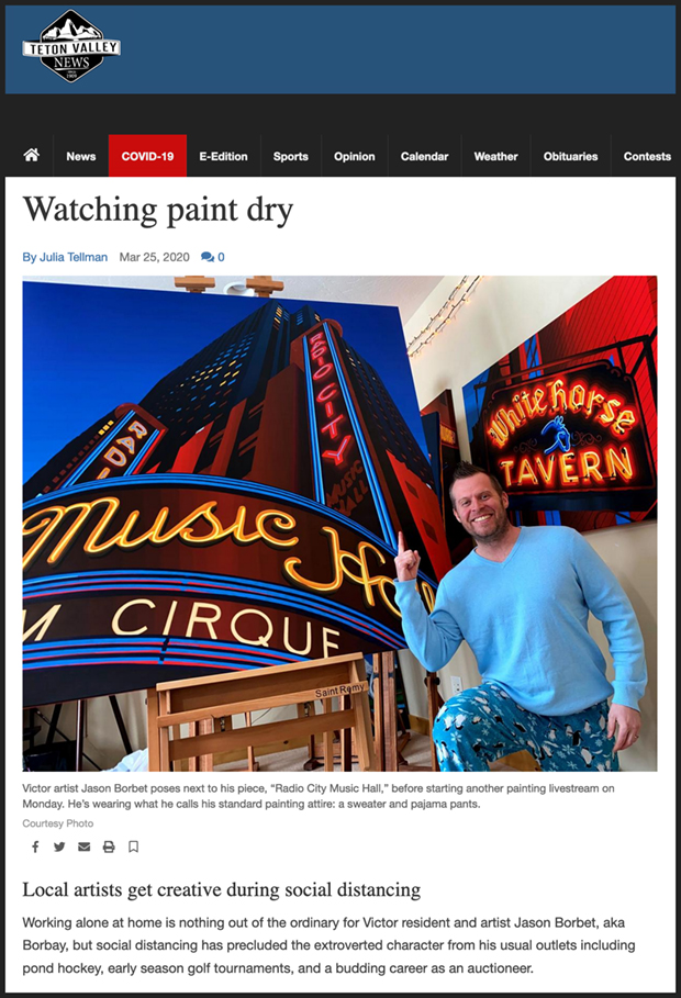 Borbay Teton Valley News Corona - BORBAY Borbay Teton Valley News Corona